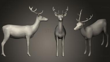 3D model DEER LOWPOLY 2 (STL)